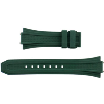 authentic zenith defy skyline lagoon green watch strap 26 18/120 70 rubber