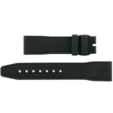 authentic iwc rubber strap pilot's watch easx change 20 18/110 70 black