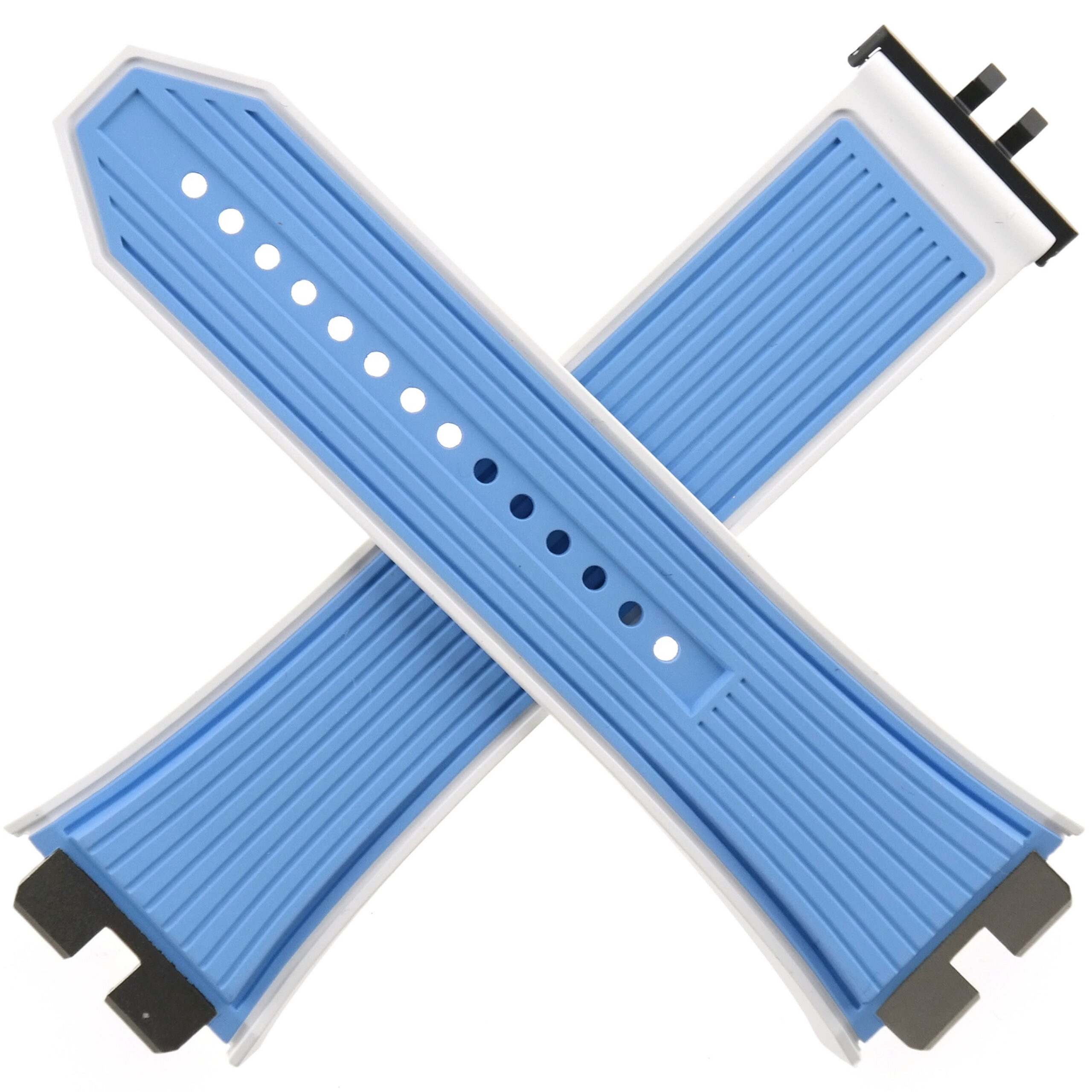 Authentic HUBLOT Big Bang One Click - Watch Strap - 23-18/85-80 - White/Blue