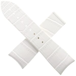 daniel jeanrichard 25 21/110 75 rubber watch strap white