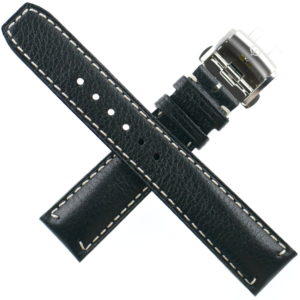 authentic baume & mercier watch strap with deployant clasp 20 18/110 80