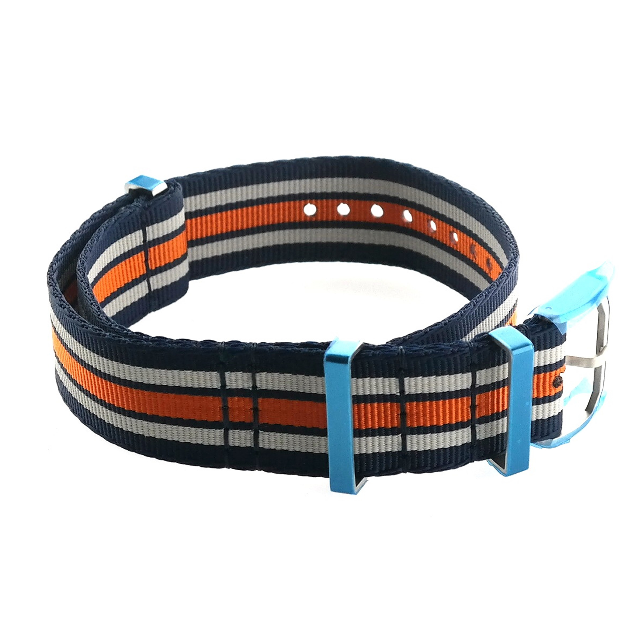 TAG HEUER Formula 1 Blue White Orange Fabric Strap BC0885 - 21.5 mm