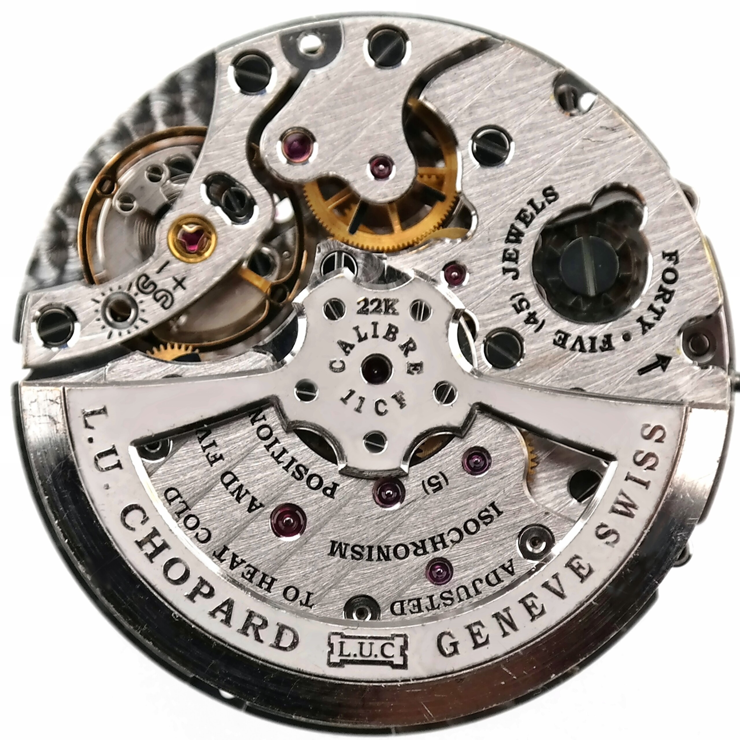 chopard caliber 11 cf automatic column wheel chronograph flyback chronometer