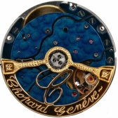 chopard imperiale automatic chronometer watch movement blue bridges