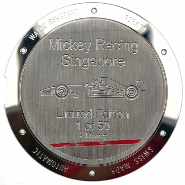 gérald genta fantasy retro mickey racing singapore limited edition case back