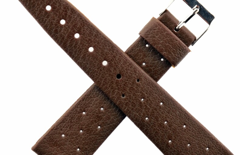 vintage bestfit tropic star watch strap 23219 19 mm brown swiss made