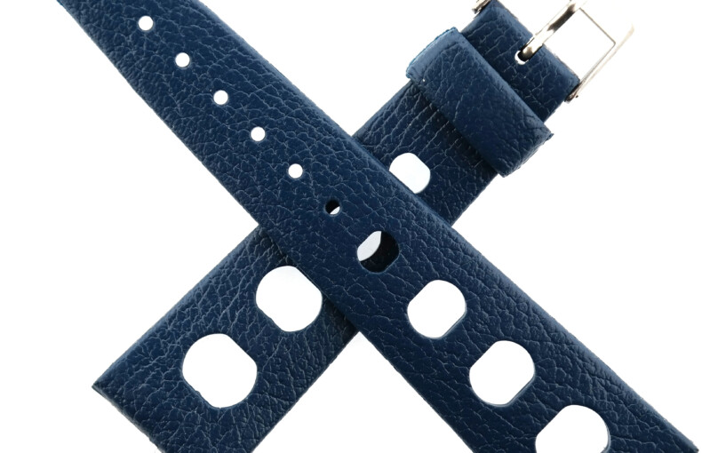 vintage bestfit tropic sport watch strap 23322 22 mm blue swiss made