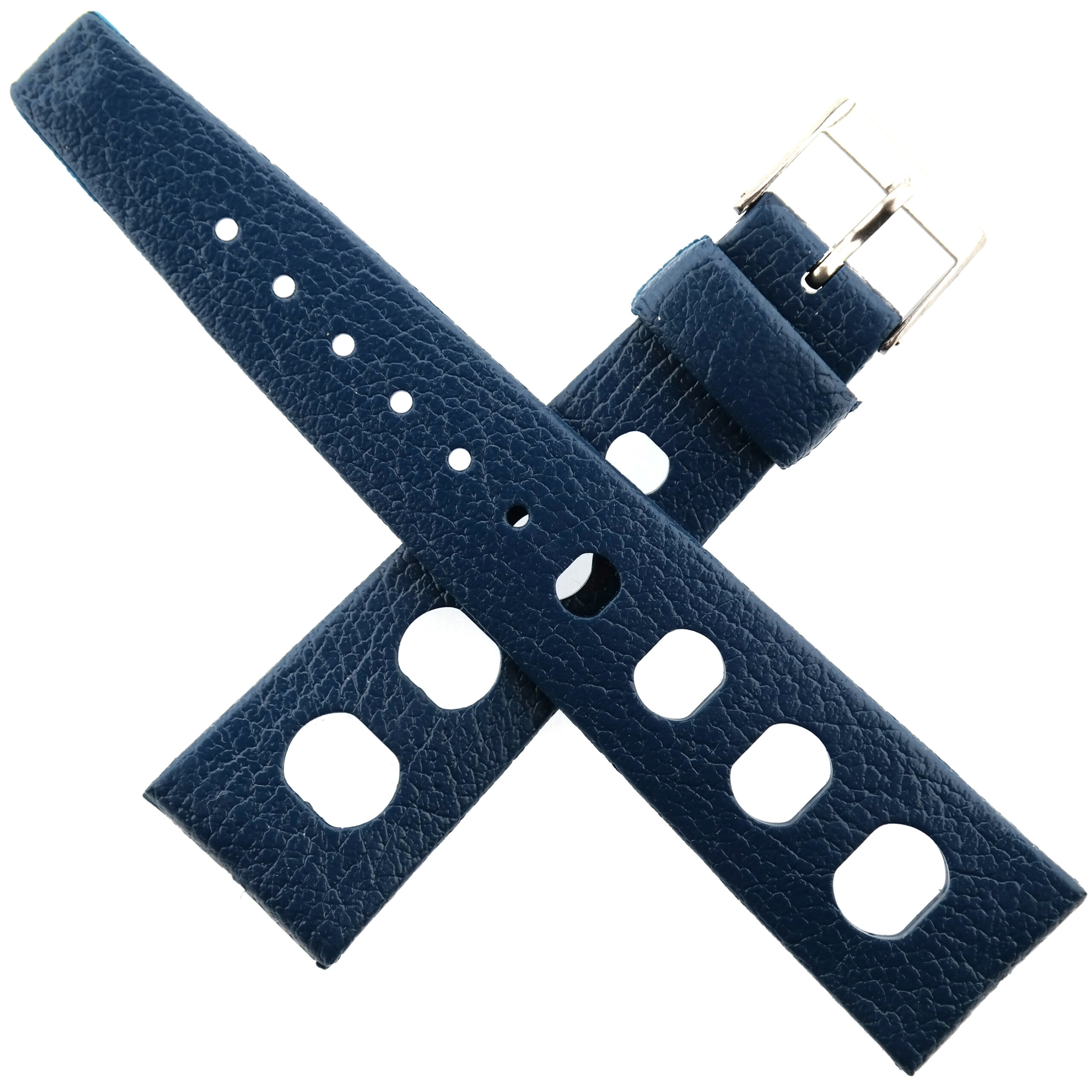 Vintage BESTFIT TROPIC SPORT Watch Strap - 23322 - 22 mm - Blue - Swiss Made