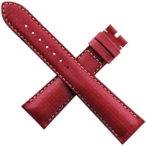 authentic omega kevlar nubuck 97675079 20 mm watch strap red