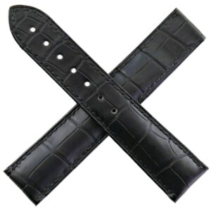 authentic omega watch strap 98000062/hah62 20 mm black