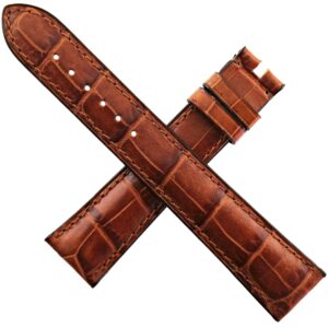 authentic omega watch strap 0377038 19 mm brown