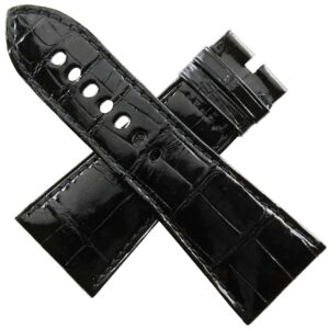 for cartier tank divan luxury watch strap 29 22/105 70 lacquered black