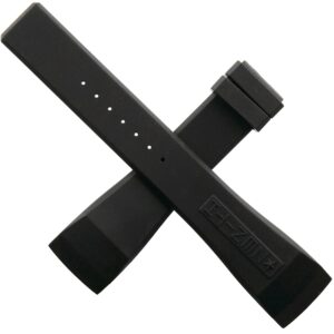 authentic zenith 23 18/125 80 rubber watch strap xl