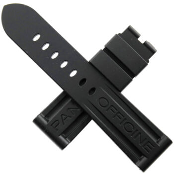 Authentic PANERAI OFFICINE Watch Strap - Rubber -  24-22/120-70