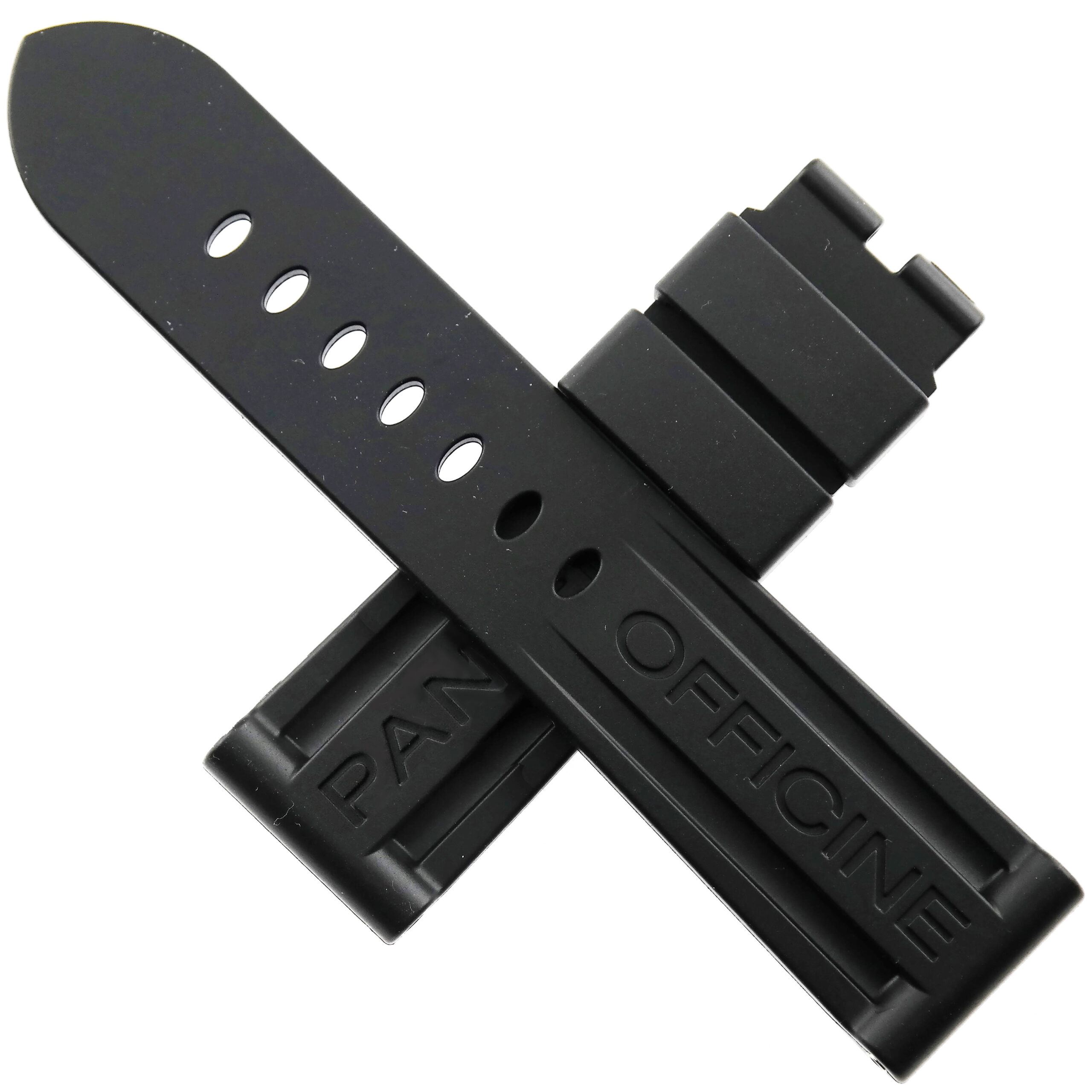 Authentic PANERAI OFFICINE Watch Strap - Rubber -  24-22/120-70