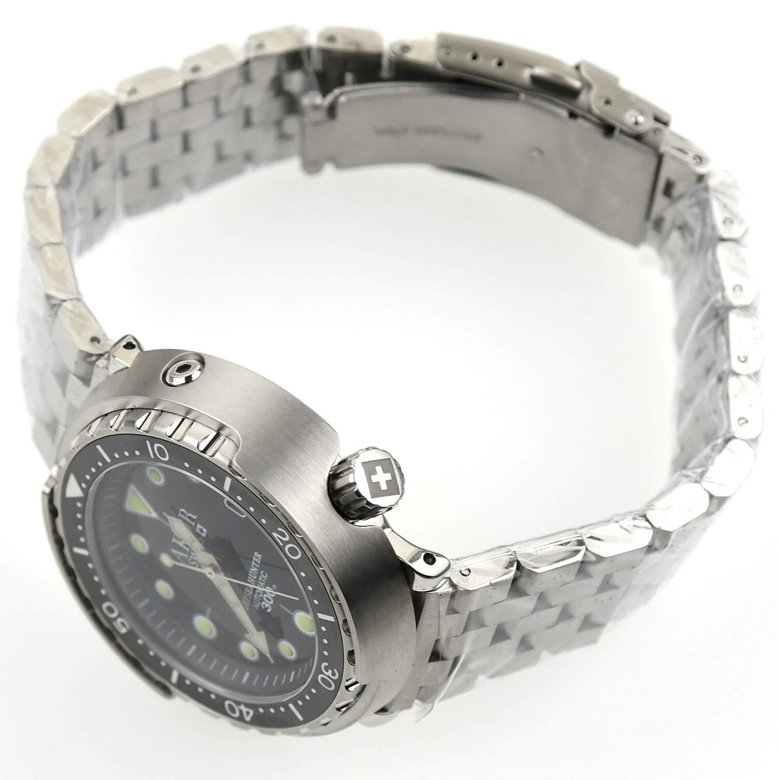 AKOR SWISS - DEEP SEA HUNTER Automatic Watch - Diving 300 M - Black