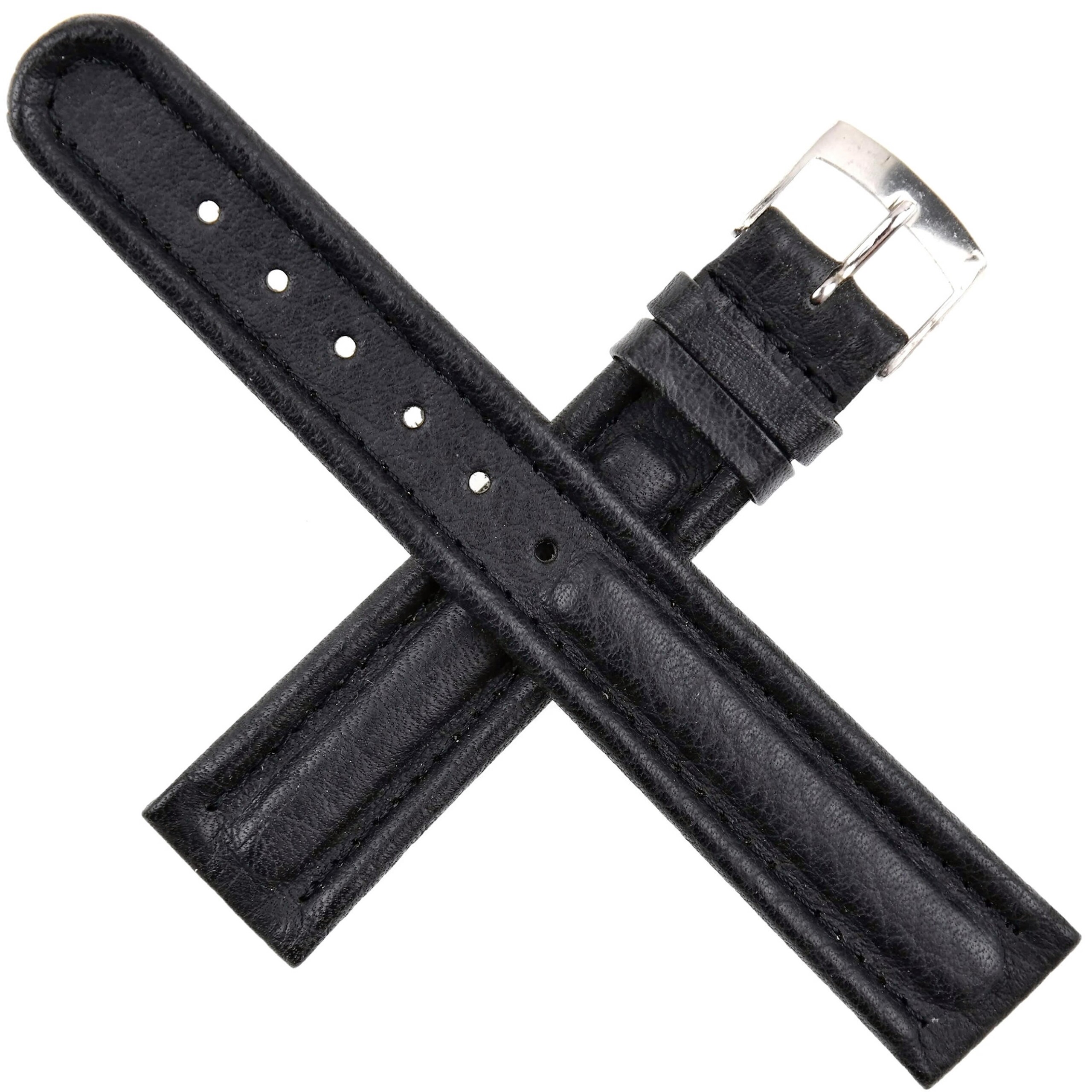 AQUASTAR Geneve - Vintage Watch Strap - 18 mm - Genuine Leather - Swiss Made