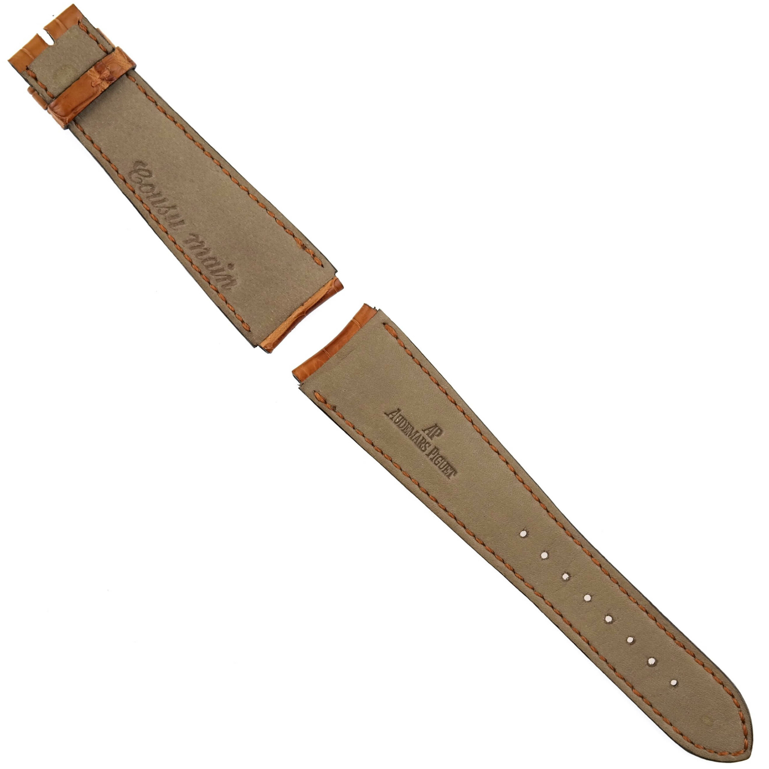 AUDEMARS PIGUET - Luxury Watch Strap - 20/16  115/75 - Cousu Main