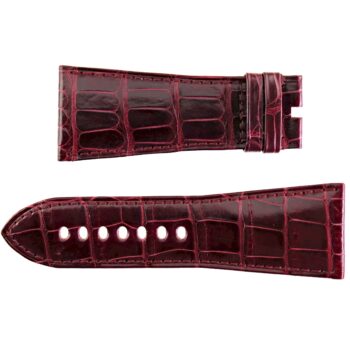 Authentic CARTIER Tank Divan - Luxury Watch Strap - 29-22/105-70 - Bordeaux