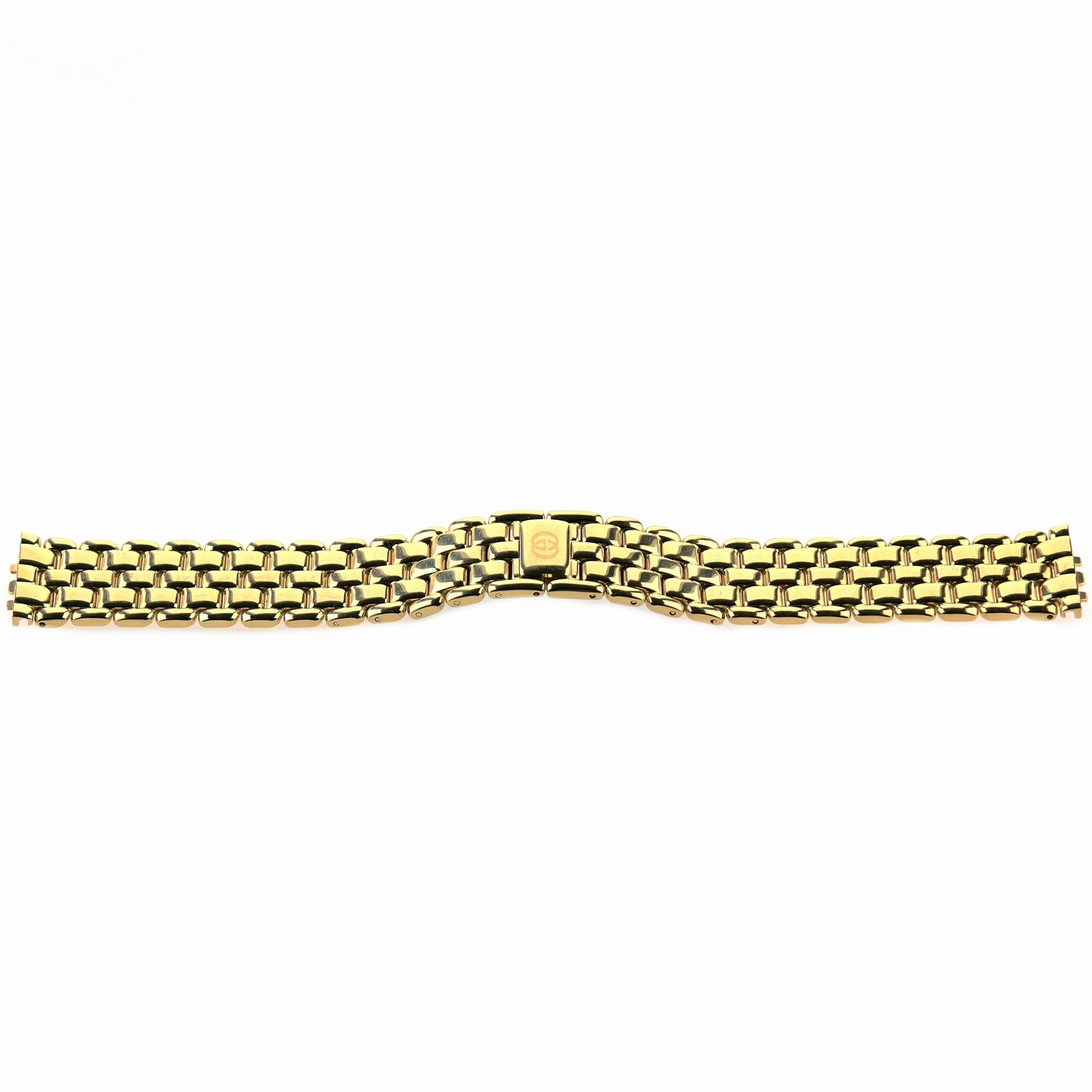 Authentic GUCCI Watch Bracelet - Gold Tone Stainless Steel - 19 mm