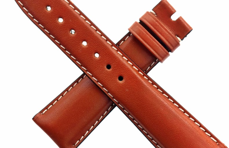 Authentic HEUER Monaco by TAG Heuer - Genuine Leather - Watch Strap - 22 mm