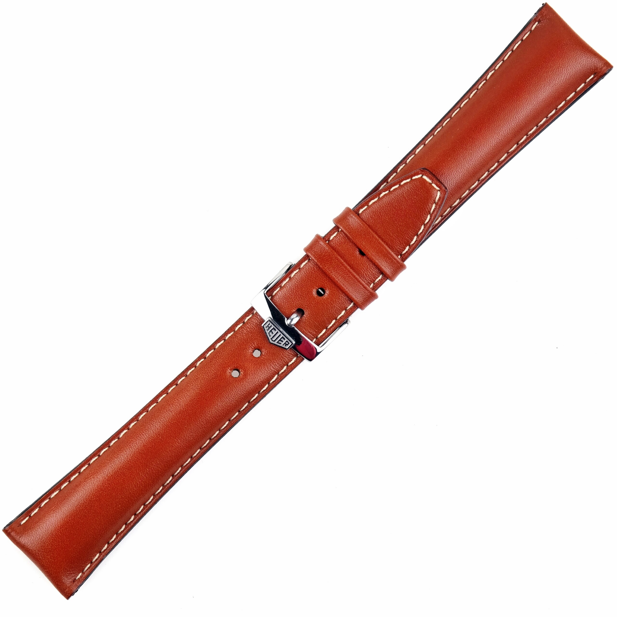 Authentic HEUER Monaco - XL Watch Strap with Original Buckle