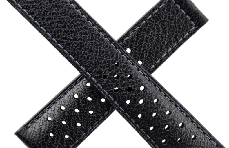 Authentic Heuer Re-Edition Perforated Watch Strap - 20 mm