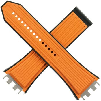 Authentic HUBLOT Big Bang Unico Orange/Black Rubber Strap