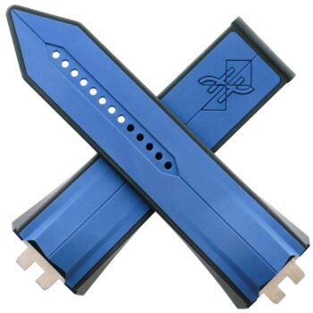 Authentic HUBLOT Sang Bleu Blue Ceramic - Watch Strap - 26-22/100-80 - Rubber