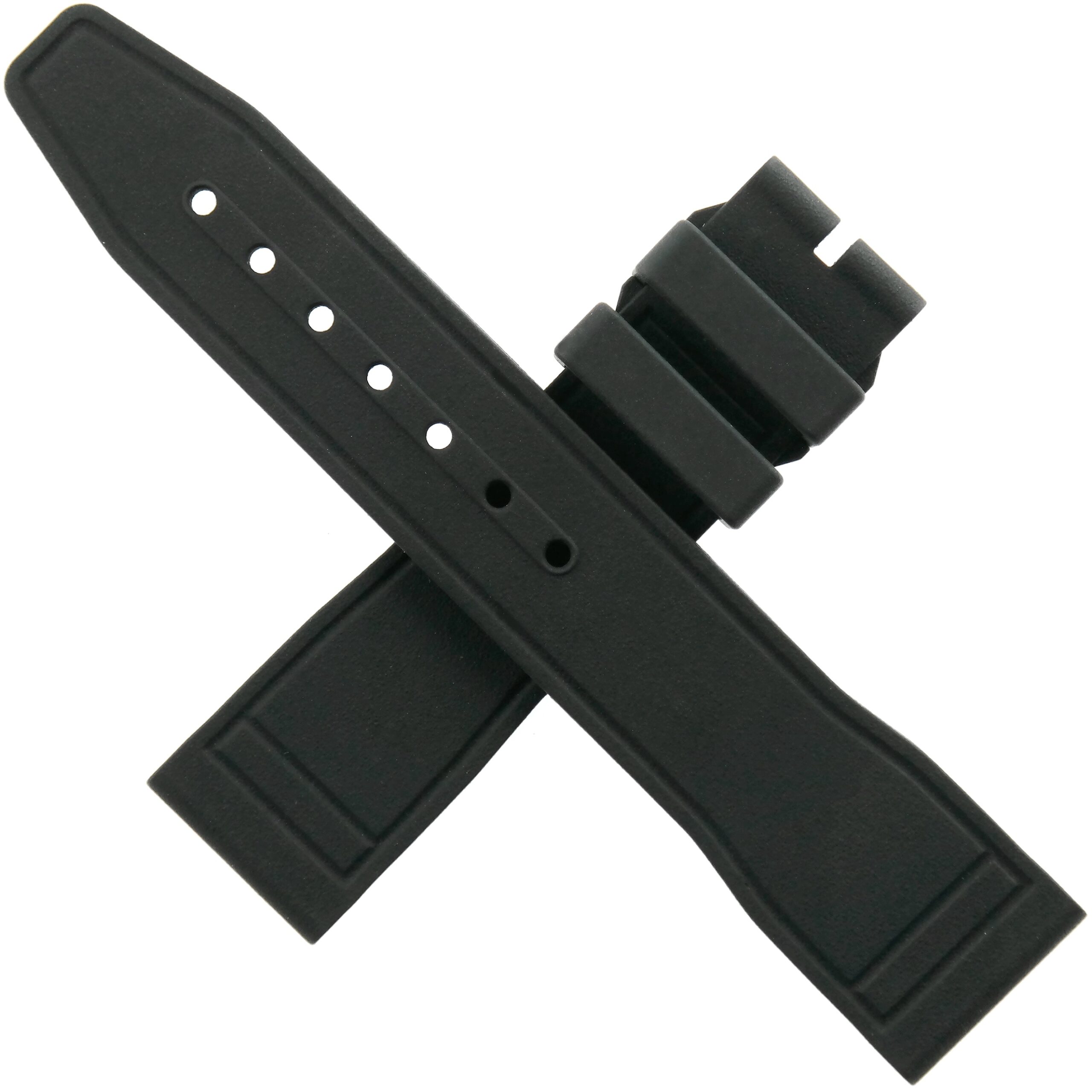 Authentic IWC Rubber Strap - Pilot's Watch EasX-CHANGE - 20-18/115-75 - Black