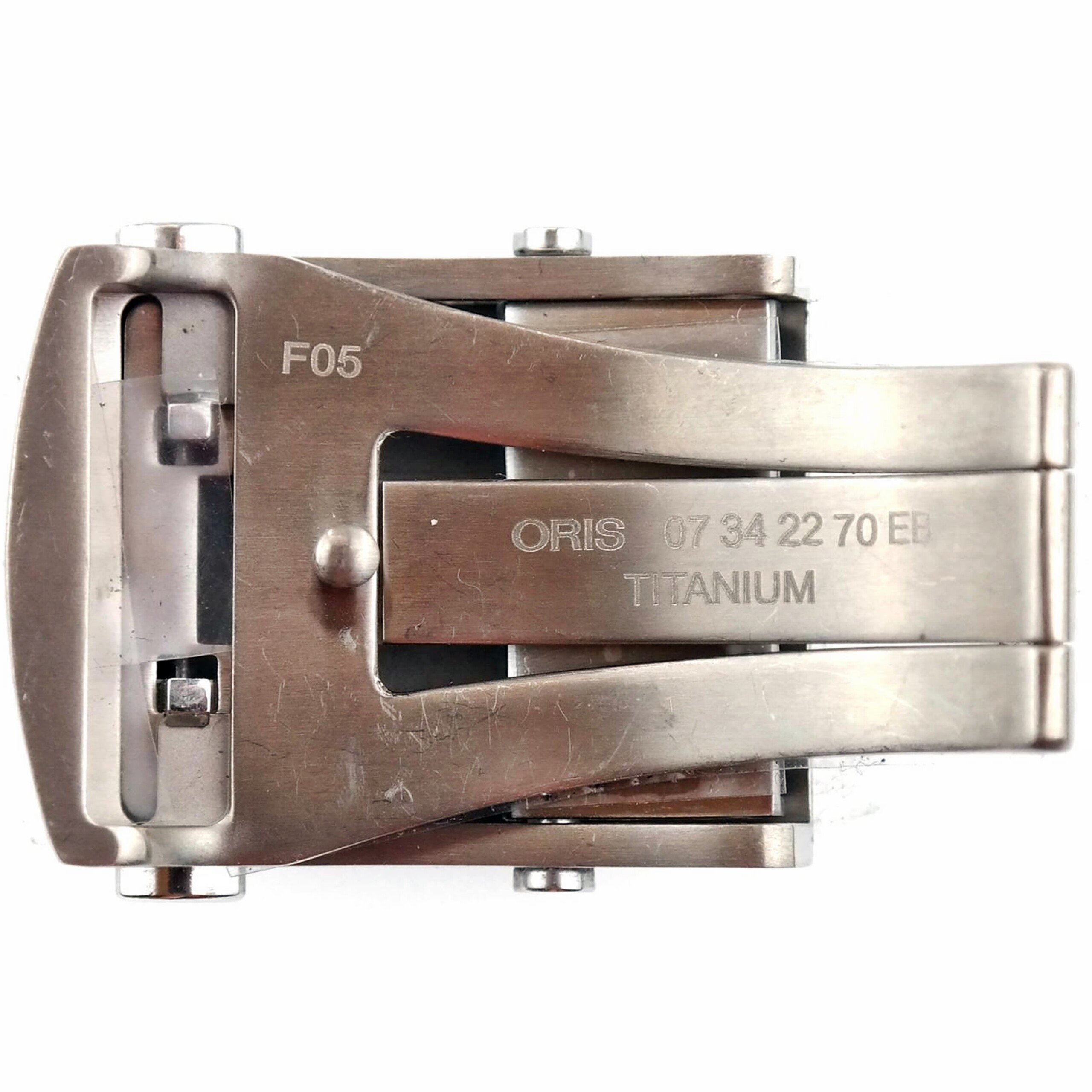 Authentic ORIS Aquis - Deployant Clasp - Buckle - 07342270EB - Titanium - 22 mm