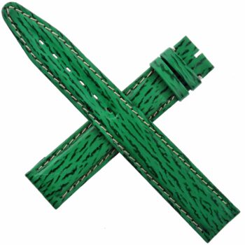 Authentic TAG Heuer 19 mm Green Leather Watch Strap Old Model BC0628