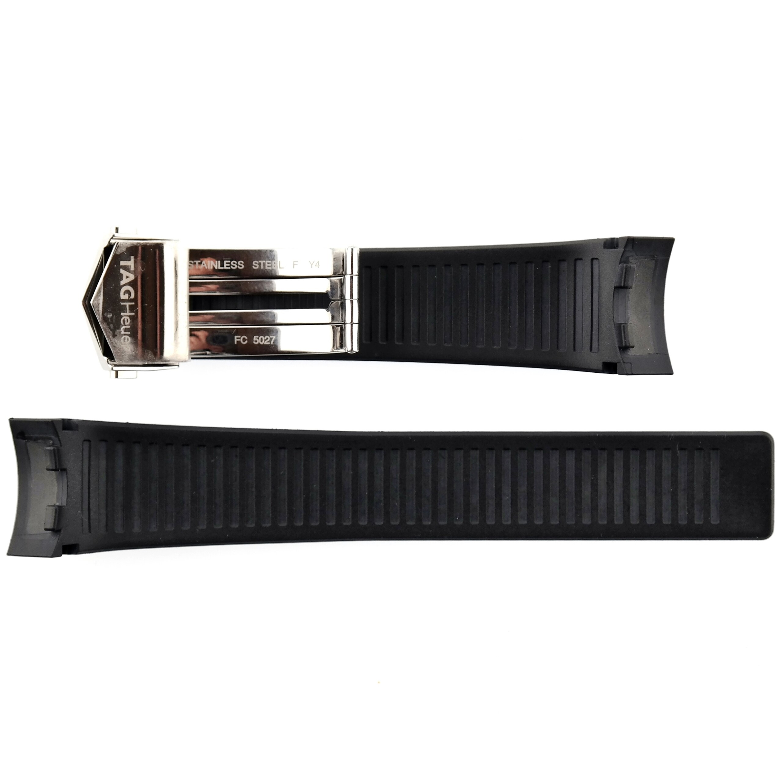 Authentic TAG Heuer SLR CAG701x - Rubber Watch Strap - FT6009/FC5027