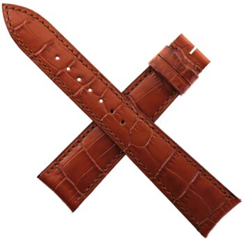 Authentic TUDOR Watch Strap - 20-16/120-80 - Brown - Curved Ends