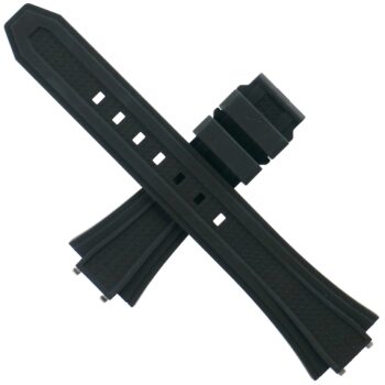 Authentic ZENITH DEFY Skyline 36 - Quick-Change Rubber Watch Strap - Obsidian Black