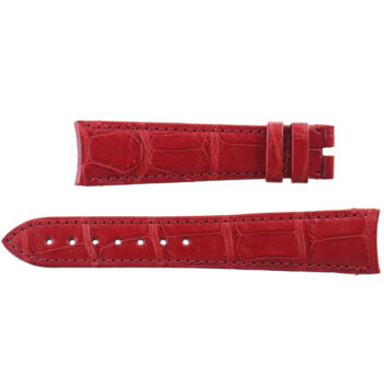 Authentic ZENITH - Luxury Leather Watch Strap - 20-16/115-75 - Red