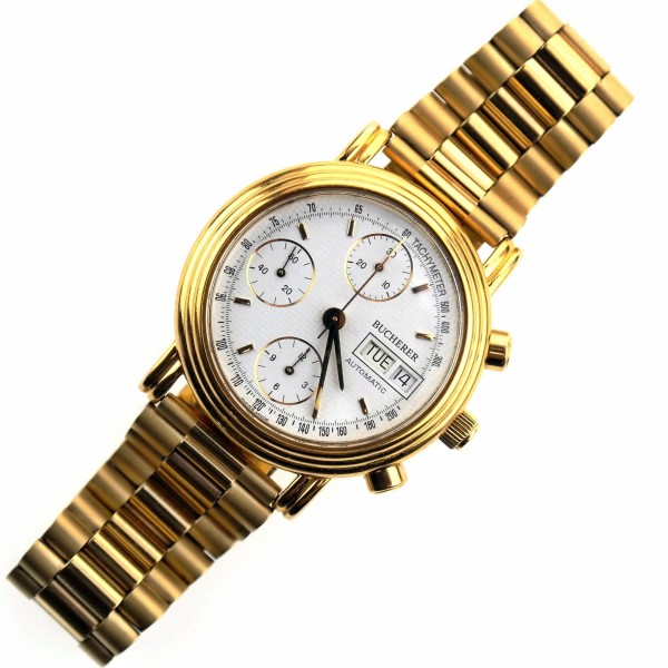 BUCHERER - Swiss Made Automatic Chronograph Watch Valjoux 7750