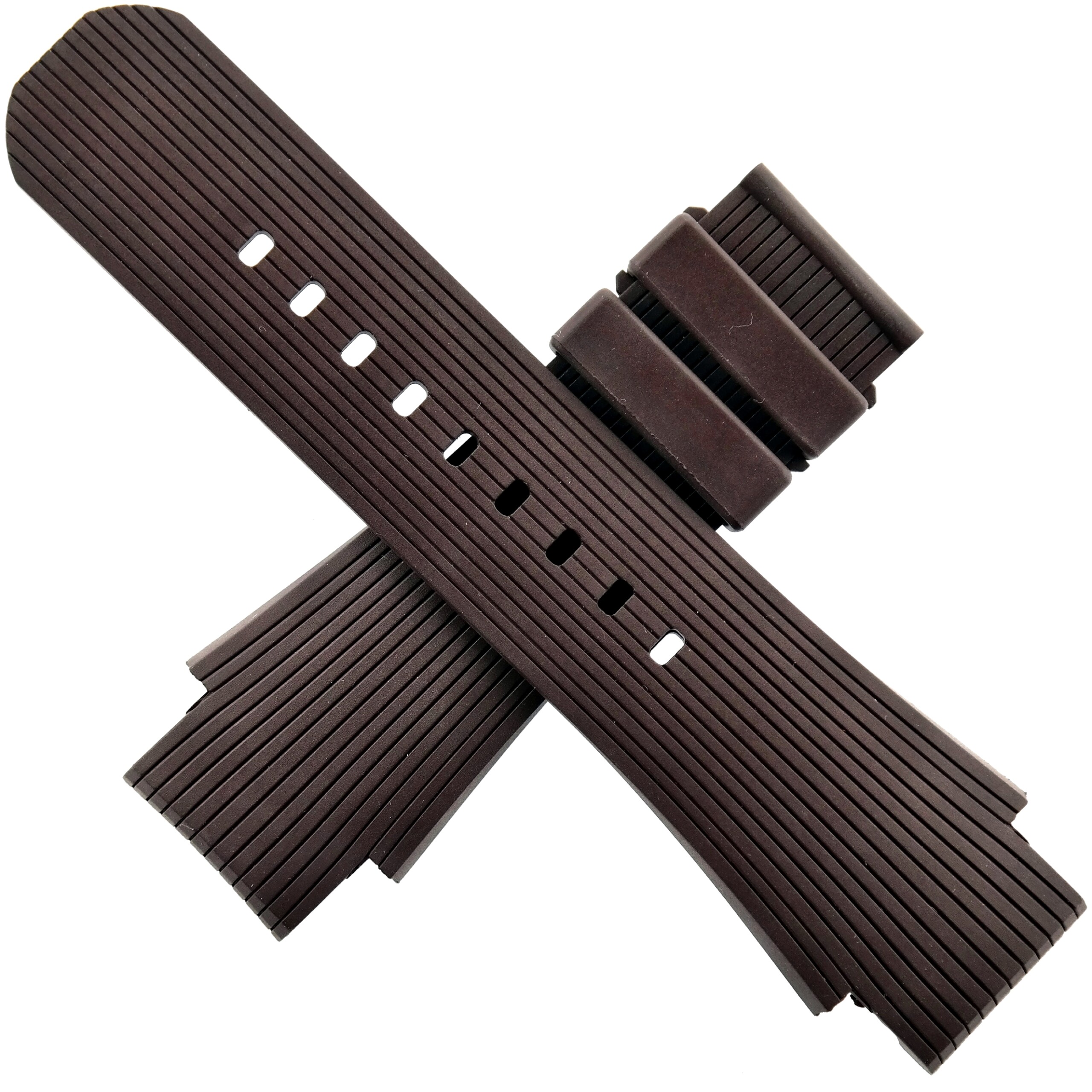 CLERC Geneve - Hydroscaph - Rubber Watch Strap - Brown