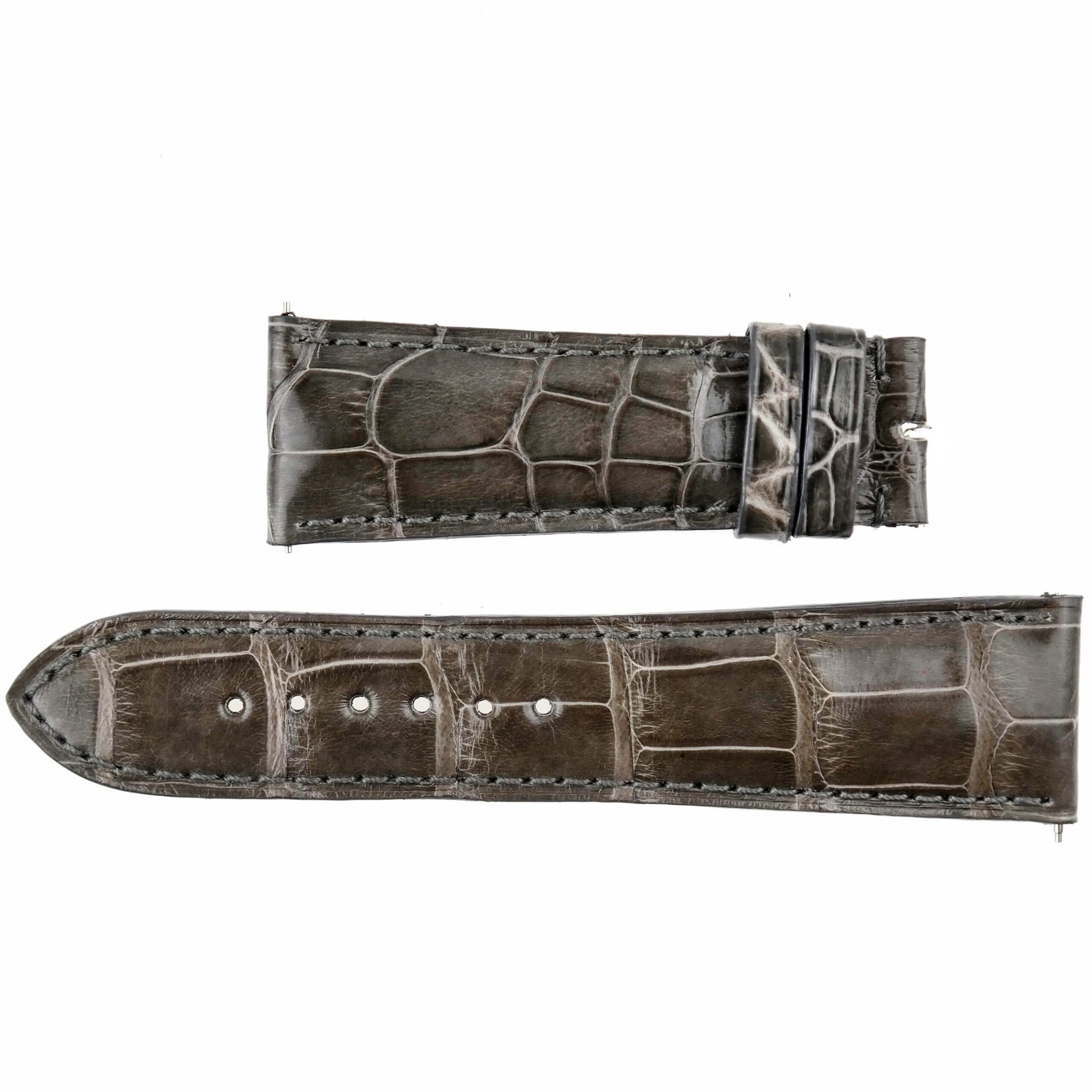 CUERVO Y SOBRINOS - Luxury Watch Strap - 22/18 - 105/65 - Genuine Alligator