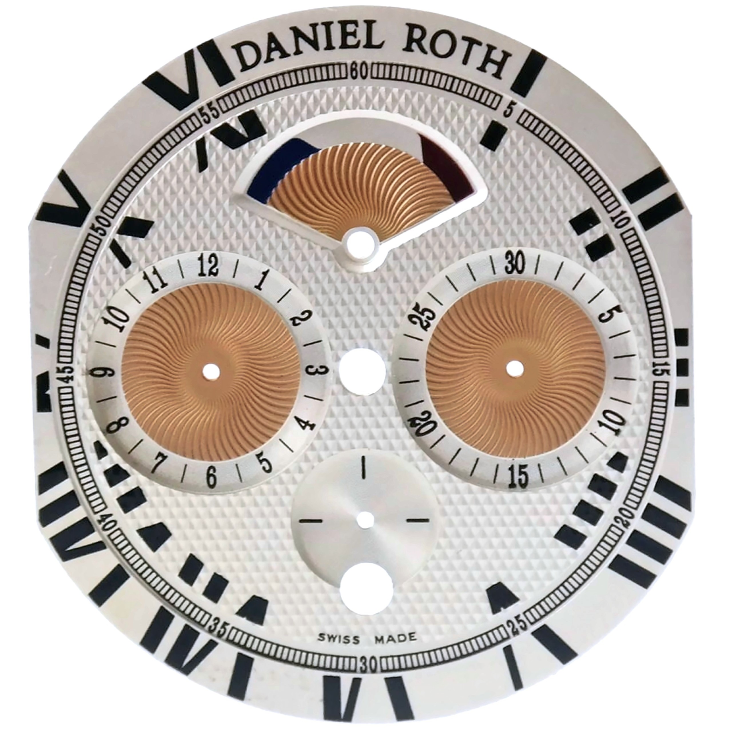 DANIEL ROTH Ellipsocurvex Chronomax 347.Y.40 Watch Dial