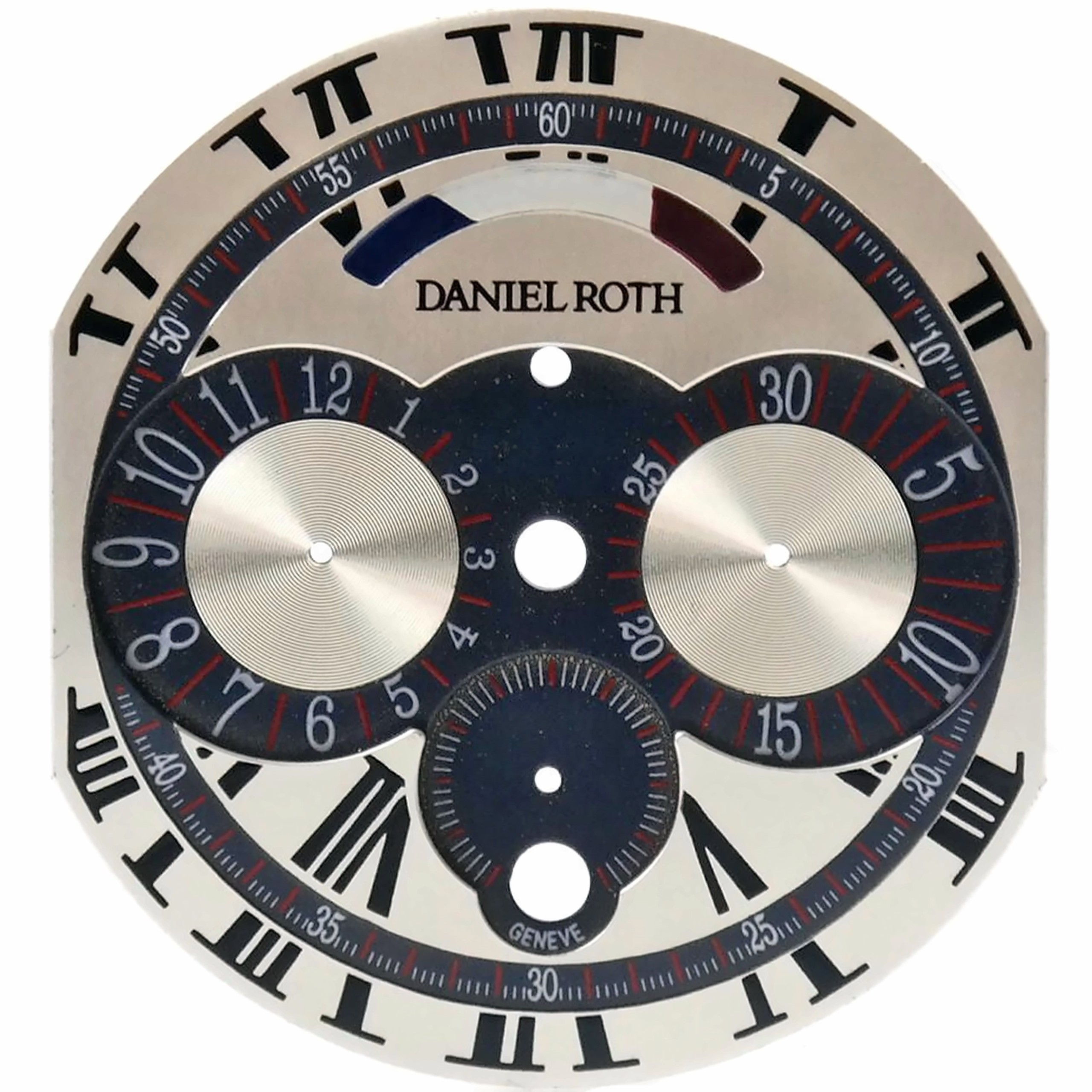 DANIEL ROTH Ellipsocurvex Chronomax 347.Y.70 Watch Dial