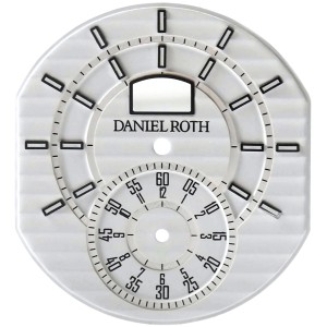 DANIEL ROTH - Endurer Chronosprint Watch Dial White
