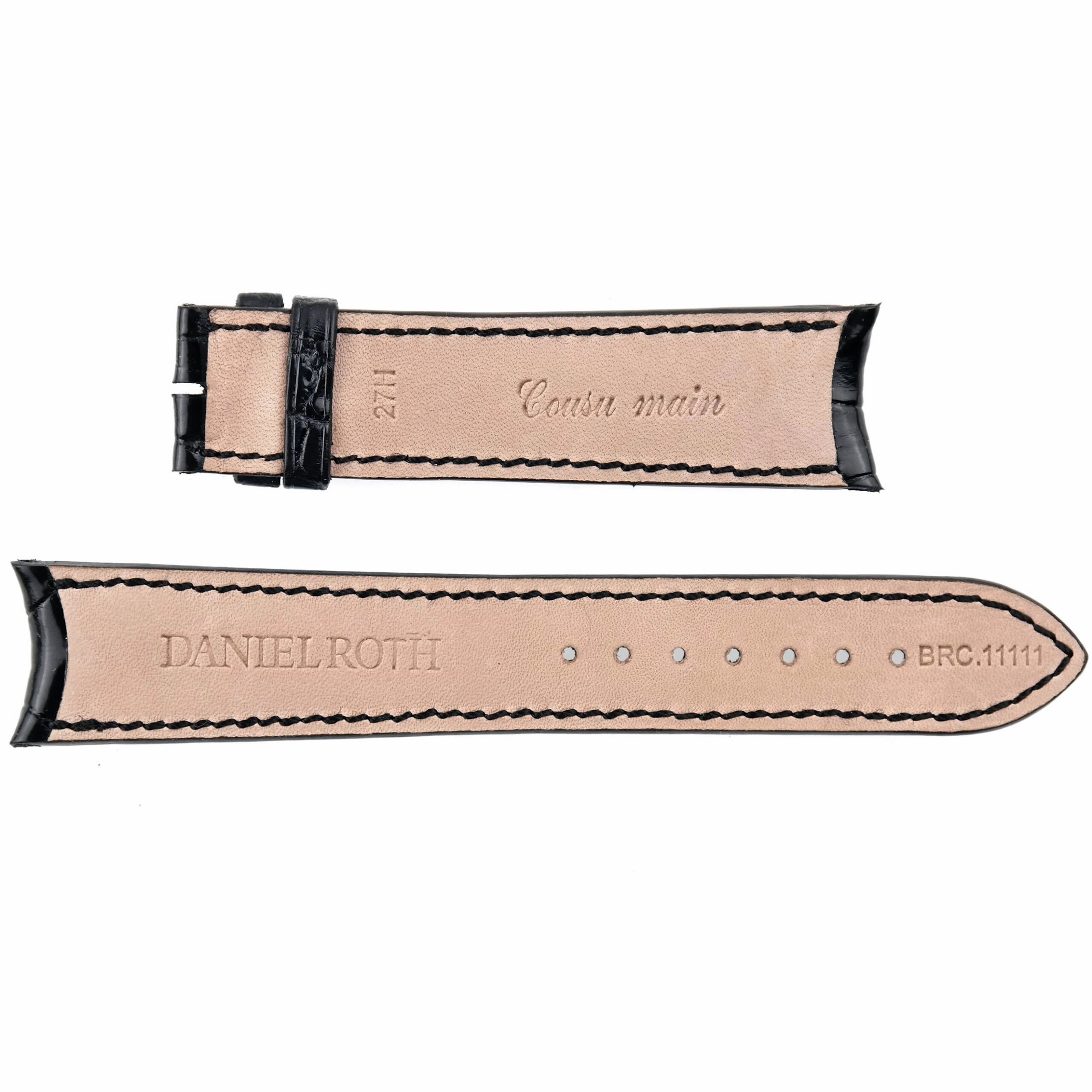 DANIEL ROTH - Luxury Watch Strap - 20 mm - Genuine Leather - BRC.11111