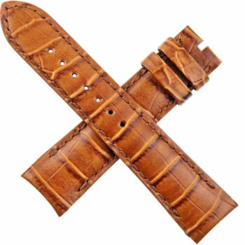 DANIEL ROTH - Luxury Watch Strap - 20 mm - Genuine Leather - Brown