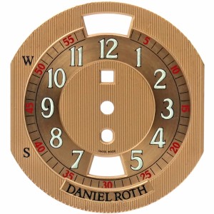 DANIEL ROTH - Metropolitan GMT 857.X.40 (Bronze) Watch Dial