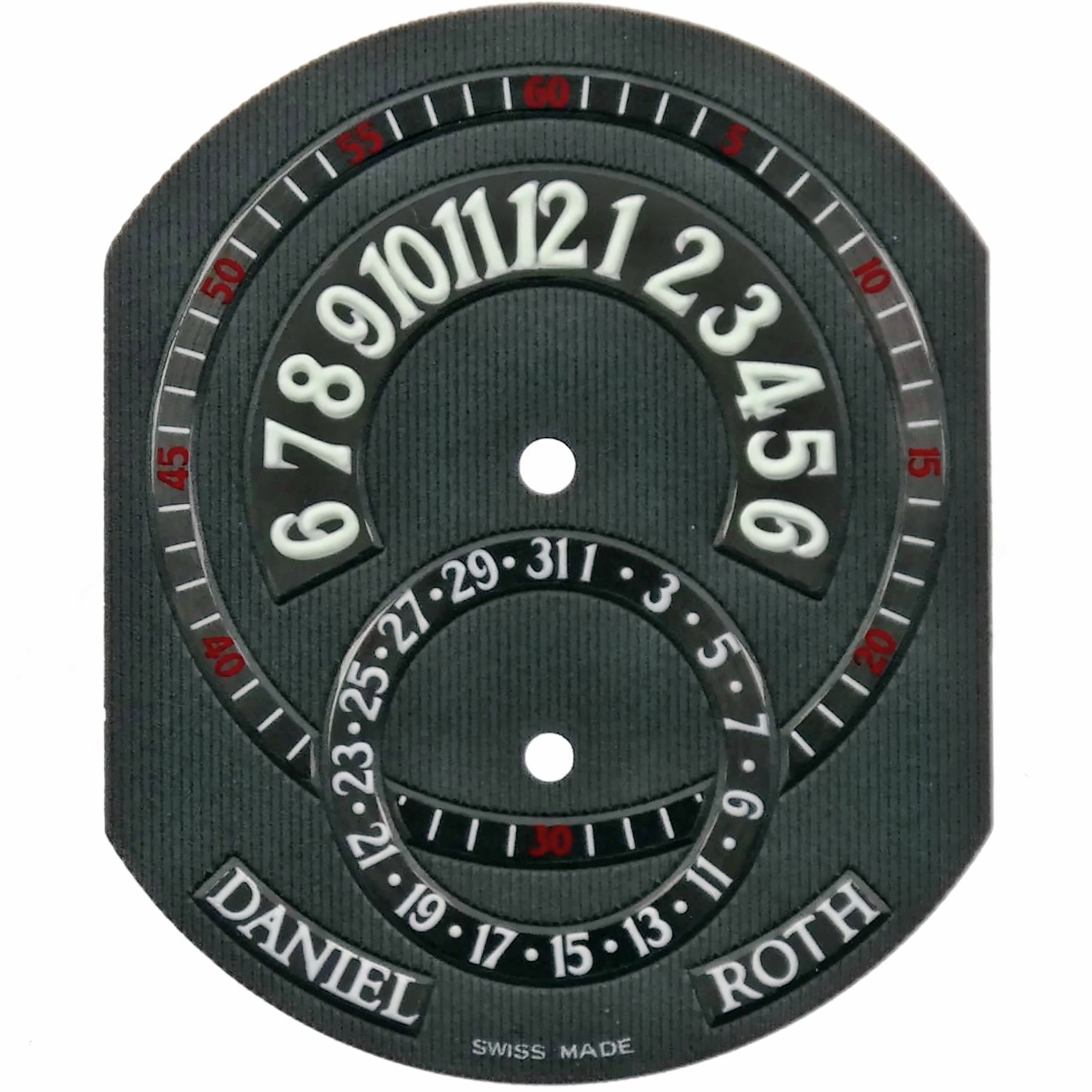 DANIEL ROTH - Premier Retrograde 807.L.10 (Gray) Watch Dial