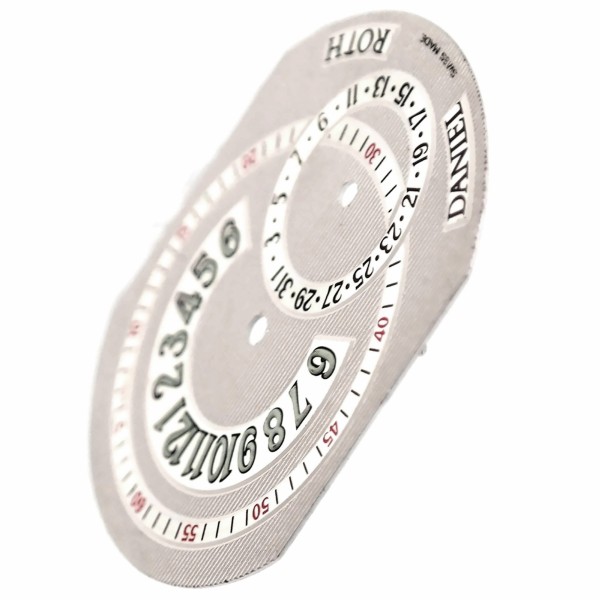 DANIEL ROTH - Premier Retrograde 807.L.10 (White) Watch Dial