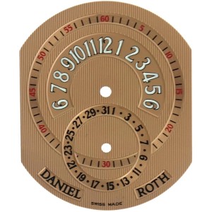DANIEL ROTH - Premier Retrograde 807.L.40 (Bronze) Watch Dial