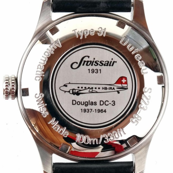 DUFEAU - SwissAir Type 31 - Douglas DC3 - Swiss Made Automatic Watch