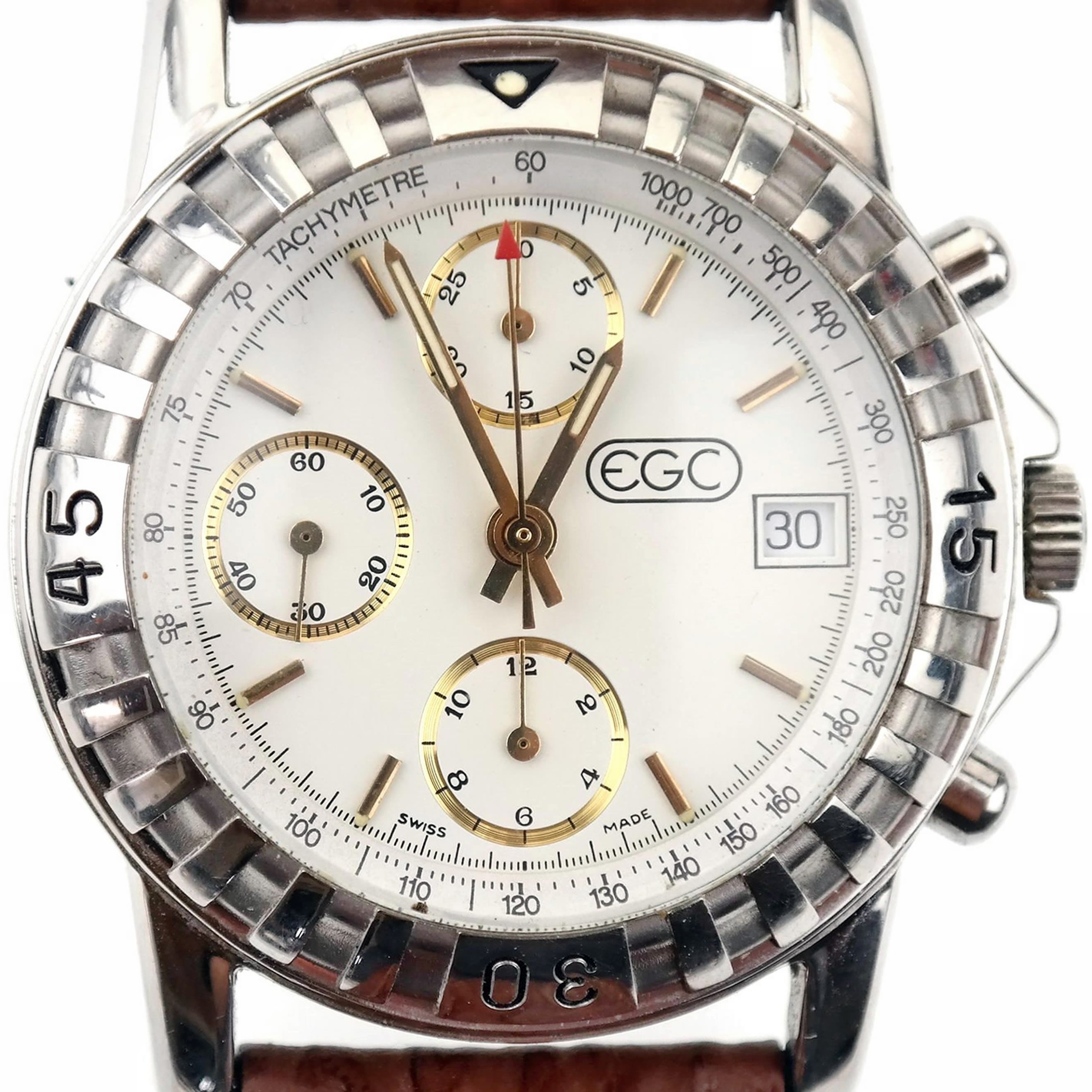 EGC - Swiss Made Automatic Chronograph Watch Valjoux 7750